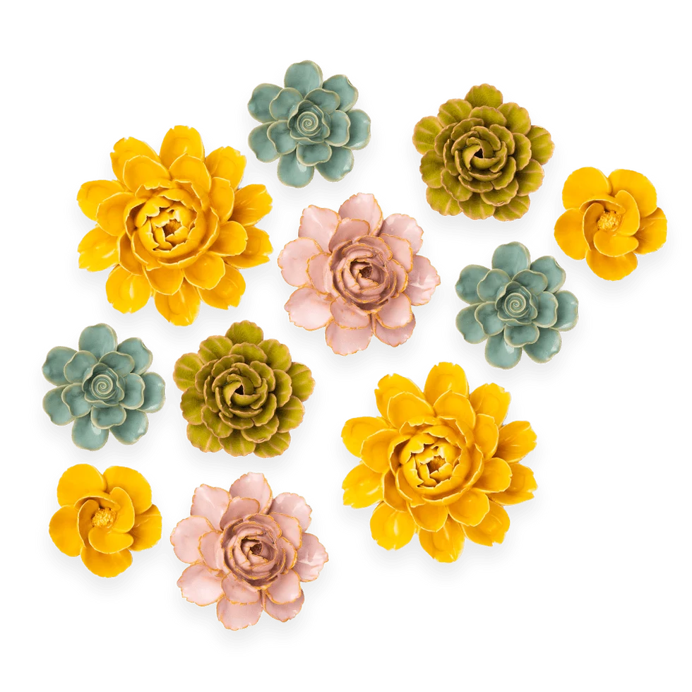 France Collection Ceramic Flowers