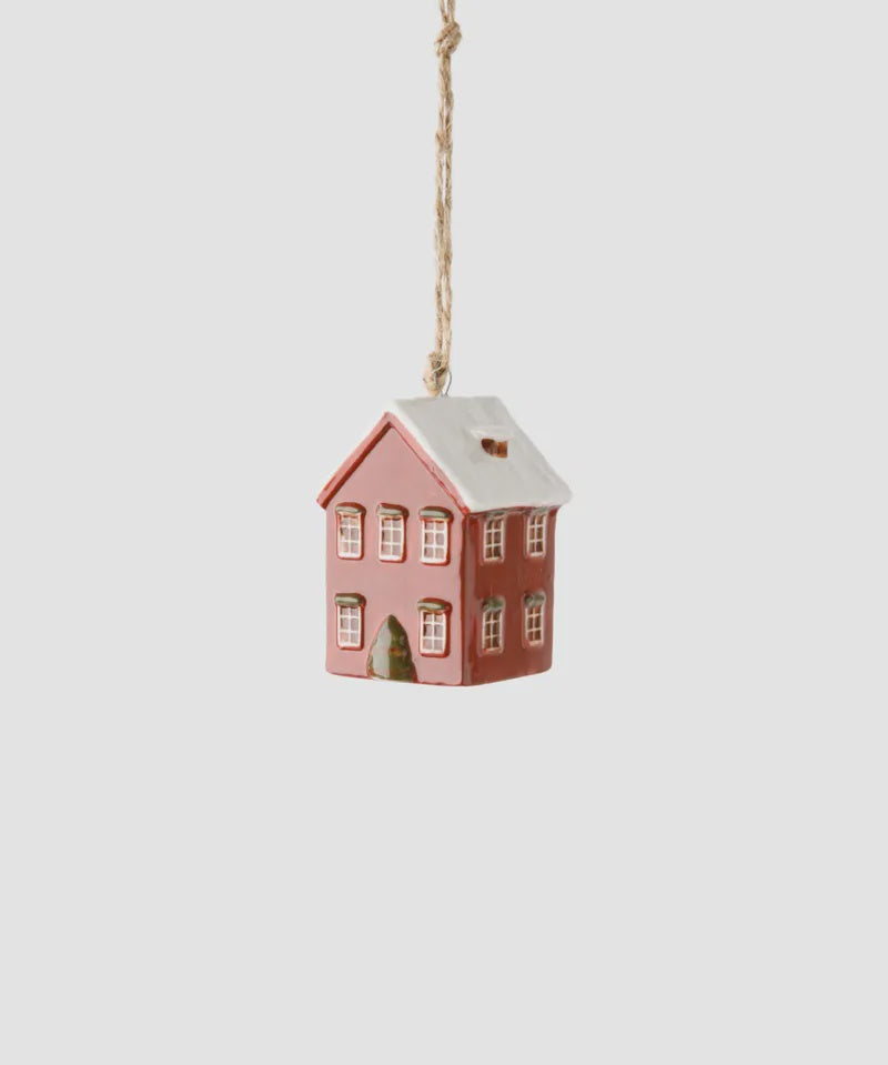 Hanging Mini House Red