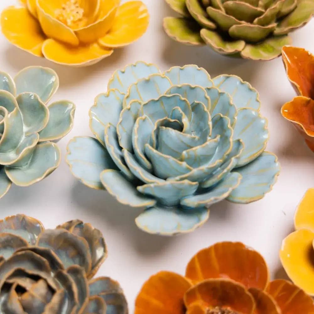France Collection Ceramic Flowers