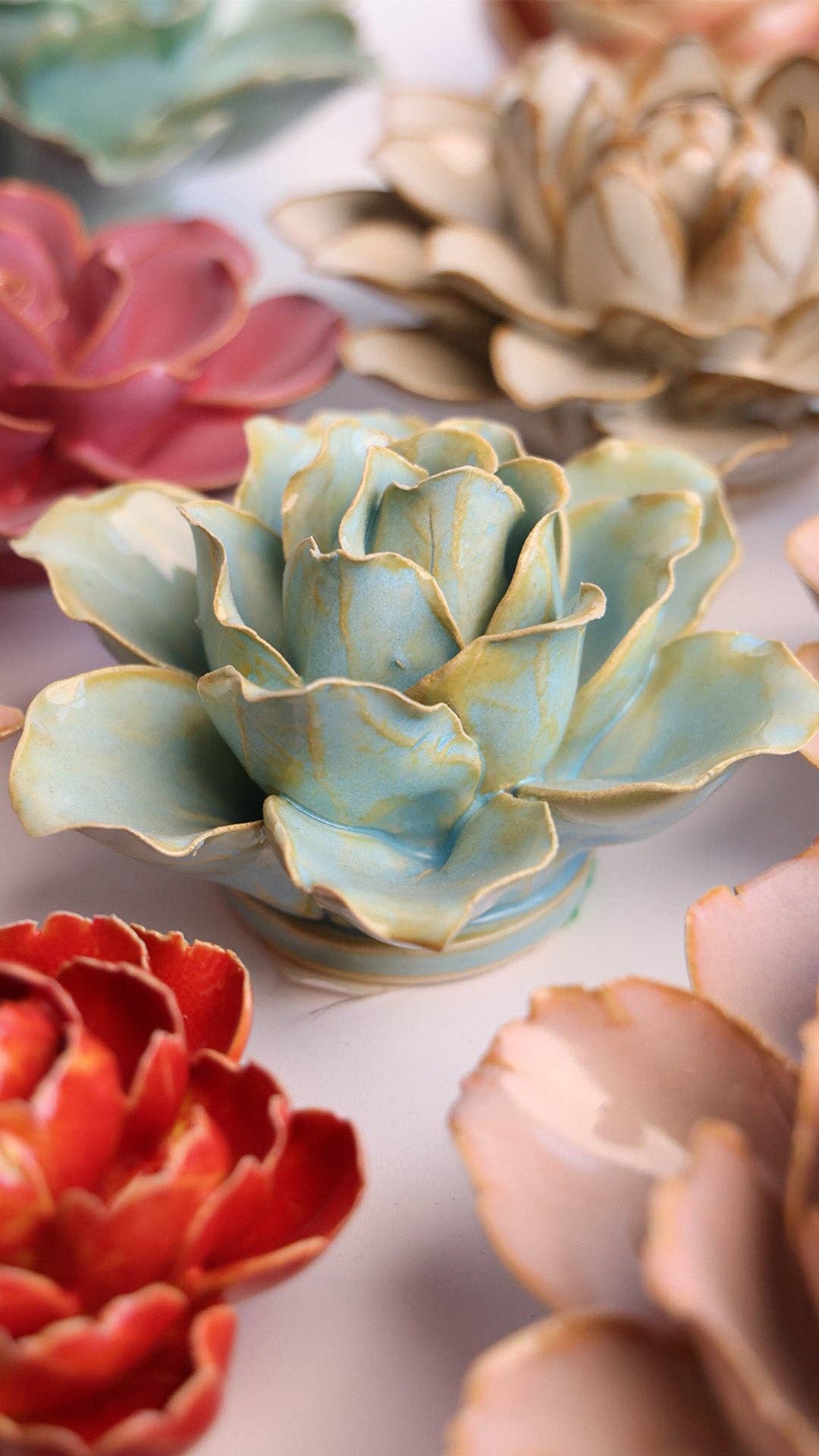 France Collection Ceramic Flowers